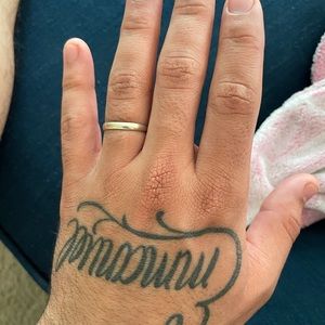 10k white gold wedding band ( Men ) from Kay’s